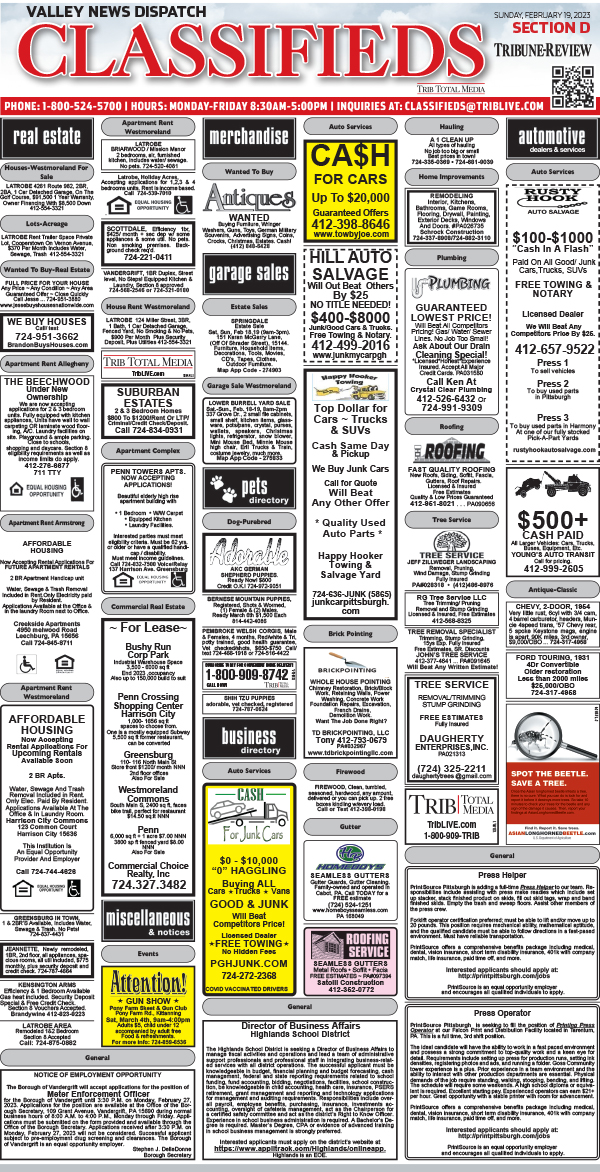 Pittsburgh Pennysaver - Trib Total Media Classifieds